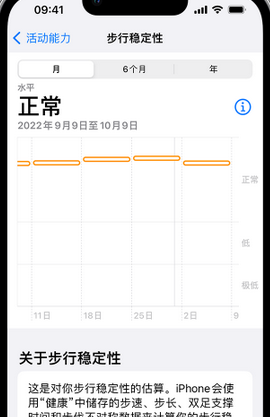 高县iPhone手机维修如何在iPhone开启'步行稳定性通知'