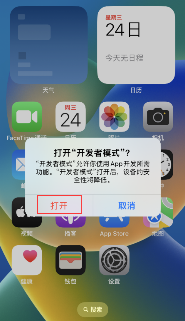 高县苹果手机维修分享如何打开开发者模式 