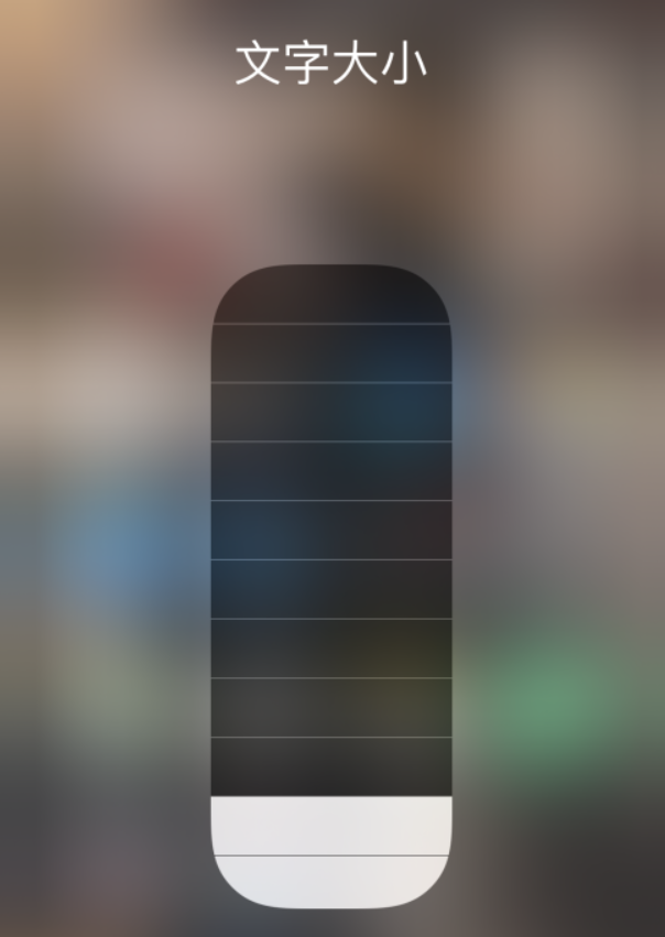 高县苹果手机维修分享小技巧：在 iPhone 控制中心快速调节字体大小 