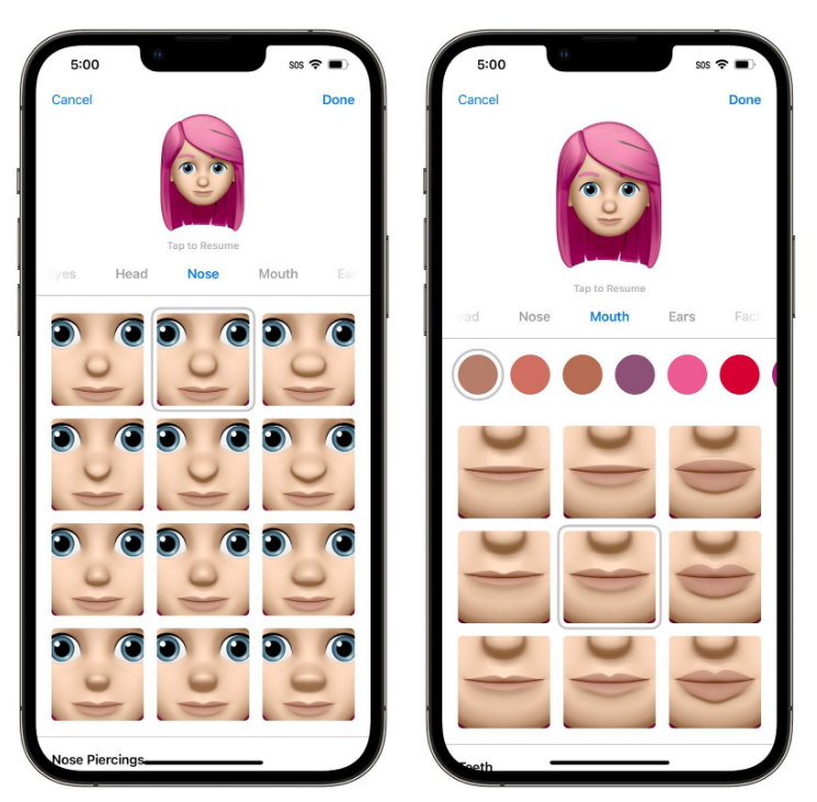 高县苹果手机维修分享​iOS 16中的拟我表情有了哪些变化和升级 